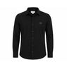 Premium Knitted Button-Down Shirt – Black