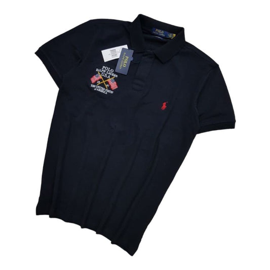 RL Small Pony Polo With Signature Badge Navy