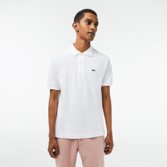 LCOSTE MEN'S ORIGINAL L.12.12 PETIT PIQUÉ COTTON POLO WHITE