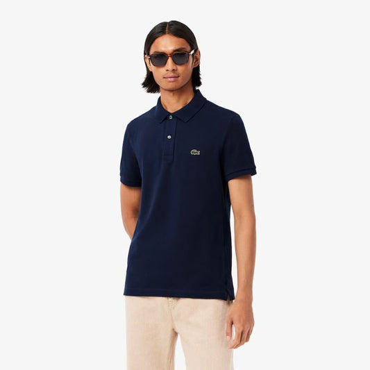 LCOSTE MEN'S ORIGINAL L.12.12 PETIT PIQUÉ COTTON POLO NAVY