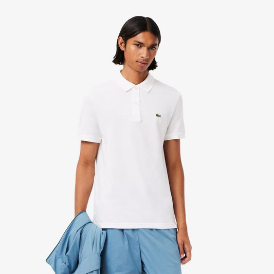 LCOSTE MEN'S ORIGINAL L.12.12 PETIT PIQUÉ COTTON POLO WHITE