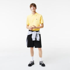 LCOSTE MEN'S ORIGINAL L.12.12 PETIT PIQUÉ COTTON POLO YELLOW