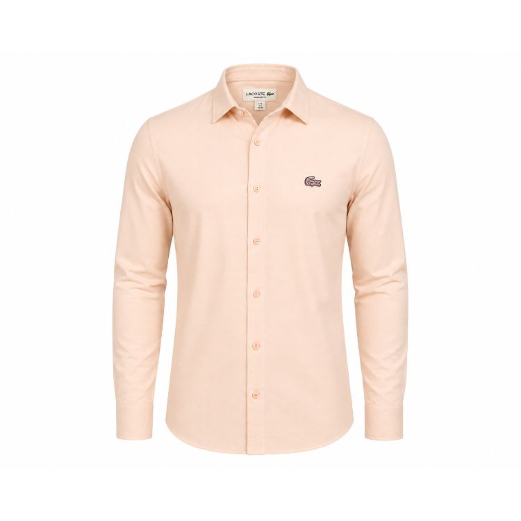 Premium Knitted Button-Down Shirt – Baby Pink