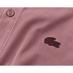 Premium Knitted Button-Down Shirt – Plum