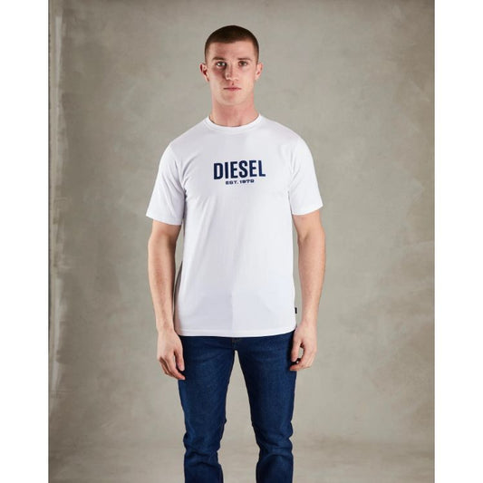 Diesl Crew Neck Tee White