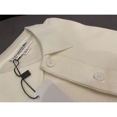 Lcoste Crocodile Logo Polo Shirt White