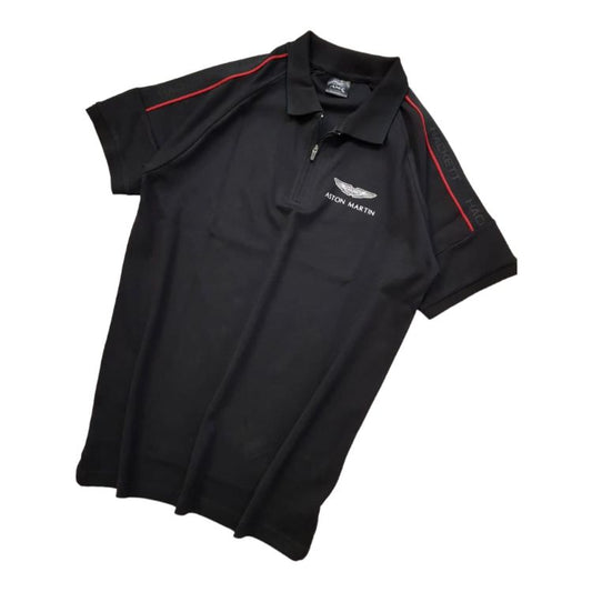 HKT Luxury Touch Black Polo Shirt