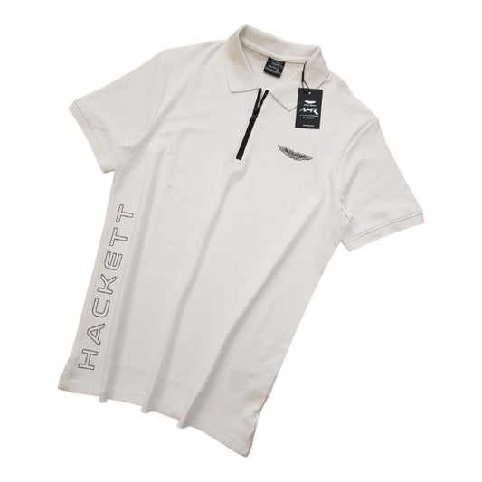 HKT Luxury Touch White Polo Shirt