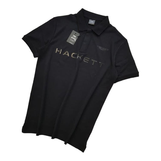 HKT Luxury Touch Black Polo Shirt
