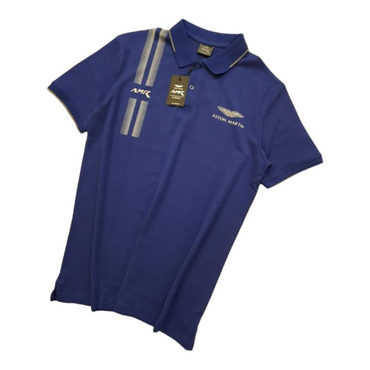 HKT Luxury Touch Blue Polo Shirt