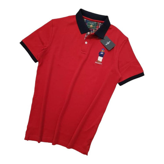 HKT Luxury Touch Red Polo Shirt