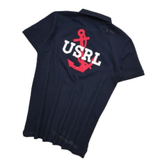 RL Exclusive Digital Printed Polo Shirt Navy