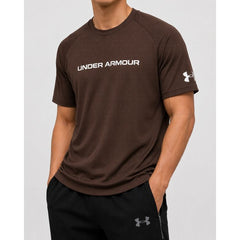 UA Premium Performance Sports Tee – Brown