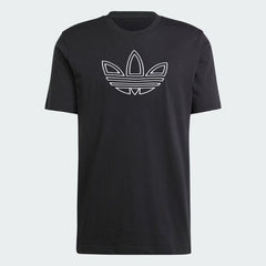 Adids Outlined Trefoil Tee Black