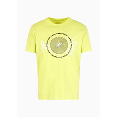 A.X Central Logo Yellow Crew Neck Tee