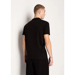 A.X Central Logo Black Crew Neck Tee