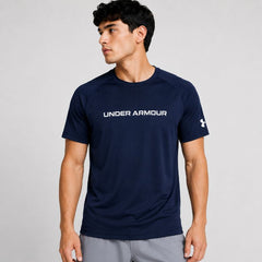 UA Premium Performance Sports Tee – Navy