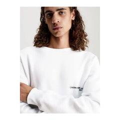 Calvin Kln exclusive spray sweatshirt white