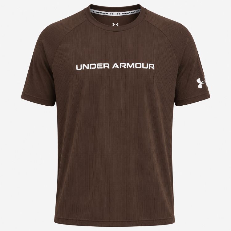 UA Premium Performance Sports Tee – Brown