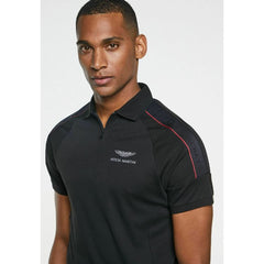 HKT Luxury Touch Black Polo Shirt