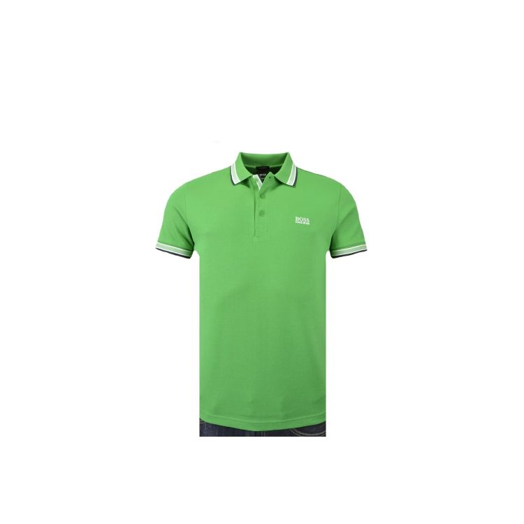 HB Premium Tipping Polo Shirt Light Green