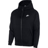 NK Sportswear Club Fleece Full-Zip Hoodie Black