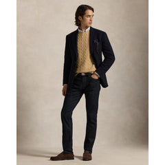 RL Cable Knit Cotton Sweater Tan