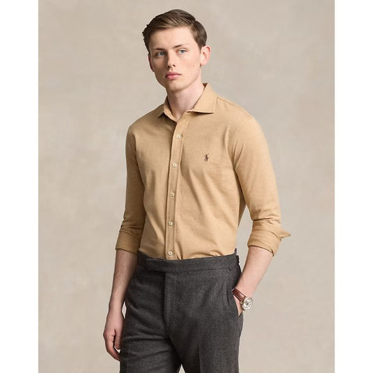 RL Slim Fit Casual Shirt Camel