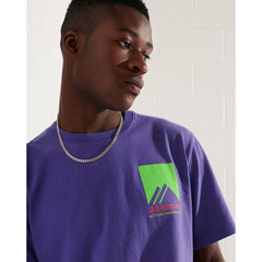 SPRDRY Mountain Sport NRG Loose Fit Crew-Neck T-Shirt Violet