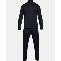 UA Men's Challenger Knit Warm-Up Tracksuit Black