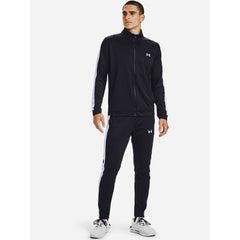 UA Side Striped Detail Knit Track Suit Black