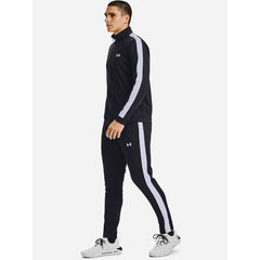 UA Side Striped Detail Knit Track Suit Black