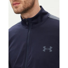 UA Side Striped Detail Knit Track Suit Navy