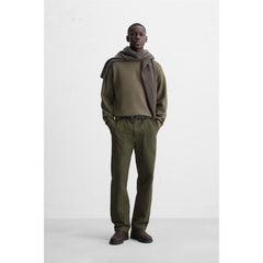 ZR Soft Cotton Sweater Khaki