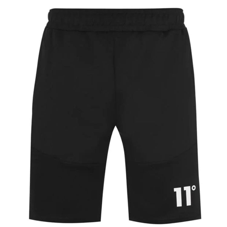 11 D Quick Dry Black Shorts