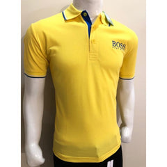 HB Premium Tipping Polo Shirt Yellow