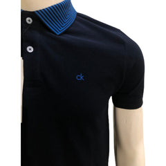 Calvin Kln Organic Cotton Pique Polo Shirt Navy