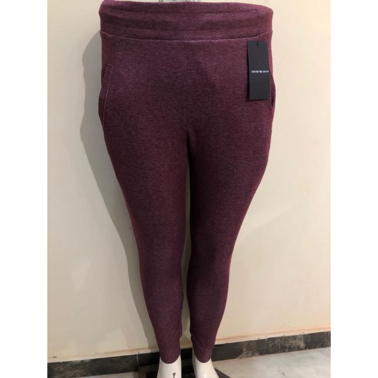 AR Soft Cotton Polyester Joggers Burgungy
