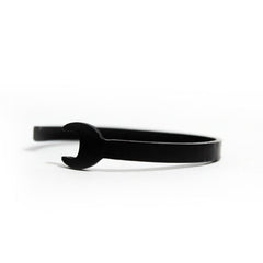 Black Stainless Steel Wrench Bangle