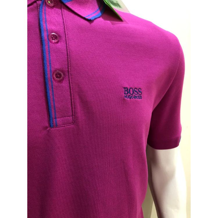 HB Premium Tipping Polo Shirt Pink