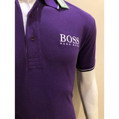 HB Premium Tipping Polo Shirt Violet