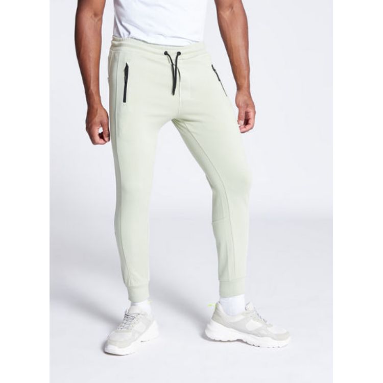 Mxf Zip Up Pockets Jogging Pants Pastel Green