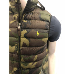 RL Sleeveless Duck Feather Jacket Camouflage