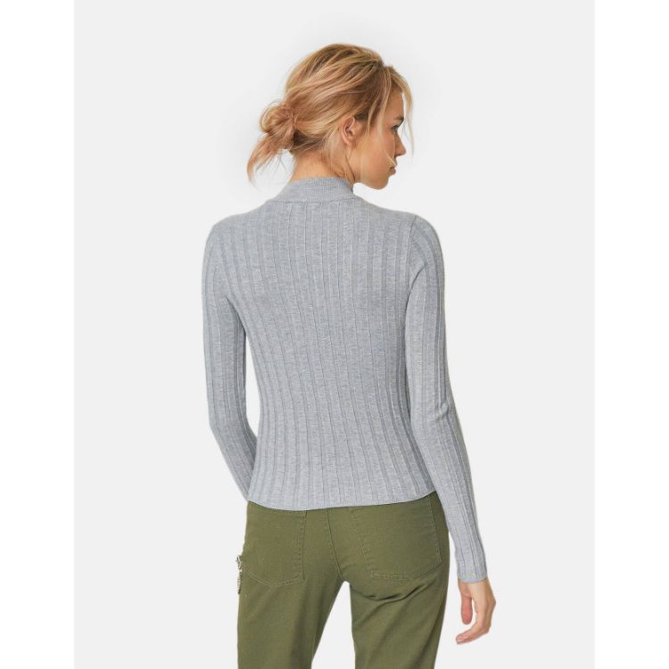 Strdvarius Women Turtle Neck Sweater Grey