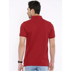 U.S. Polo Assn. Men's Red Pique Polo Shirt