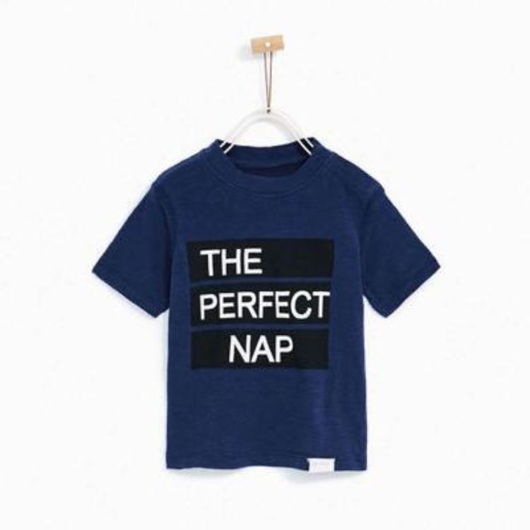 Zr kids navy the perfect nap t-shirt